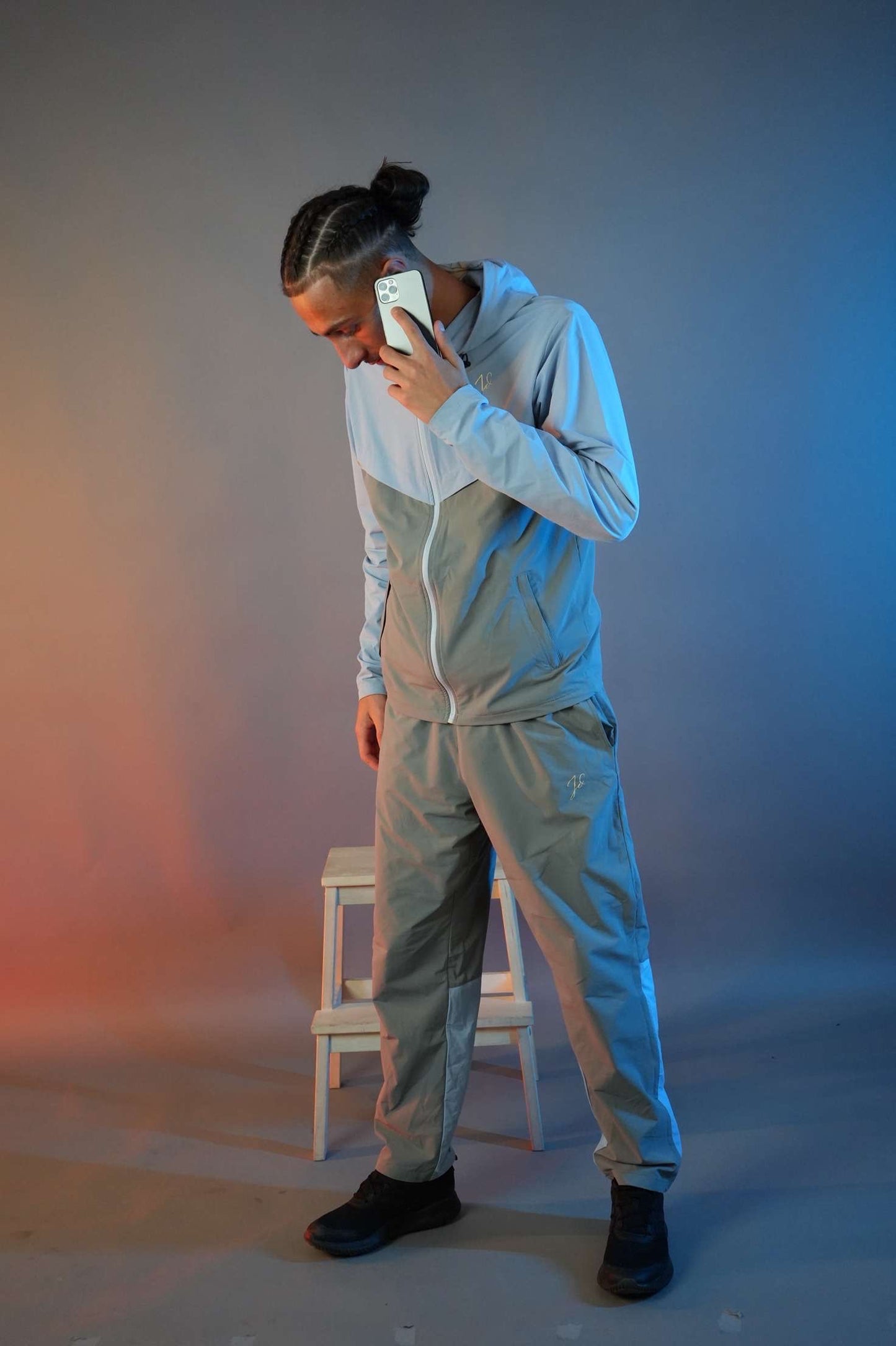 JD Tracksuit Ljusblå/Grå