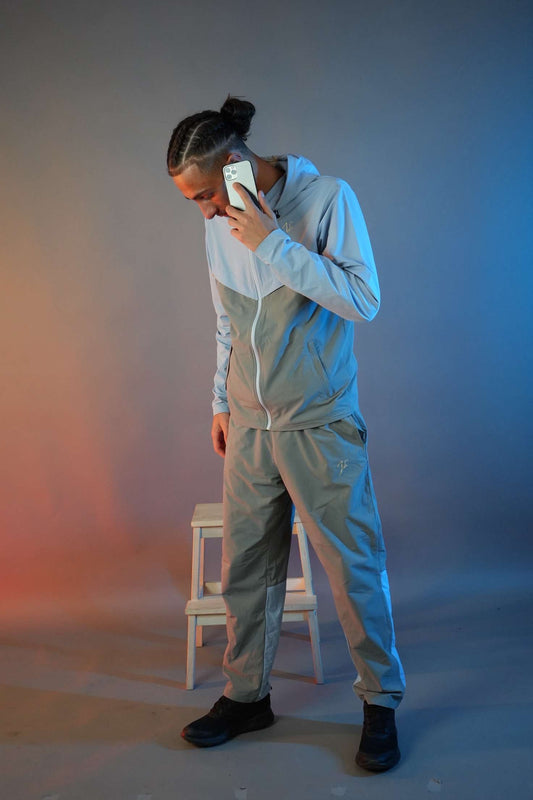 JD Tracksuit Ljusblå/Grå